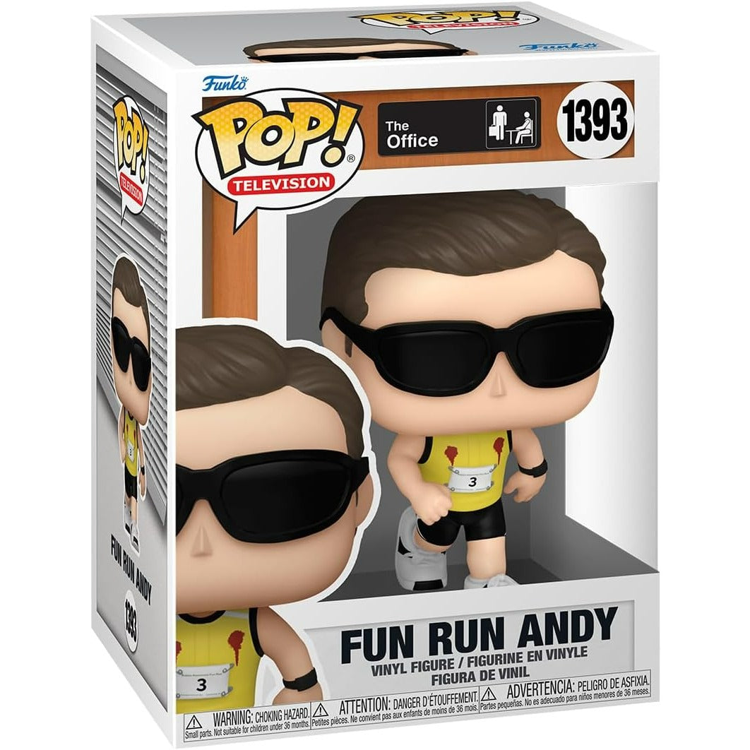 Funko Pop! Television: The Office - Fun Run Andy #1393 - Figura de Vinilo Original - Zascalo.com