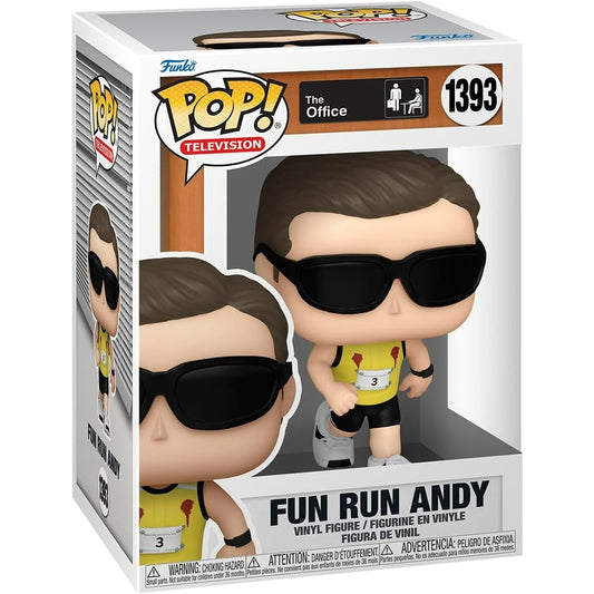 Funko Pop! Television: The Office - Fun Run Andy #1393 - Figura de Vinilo Original
