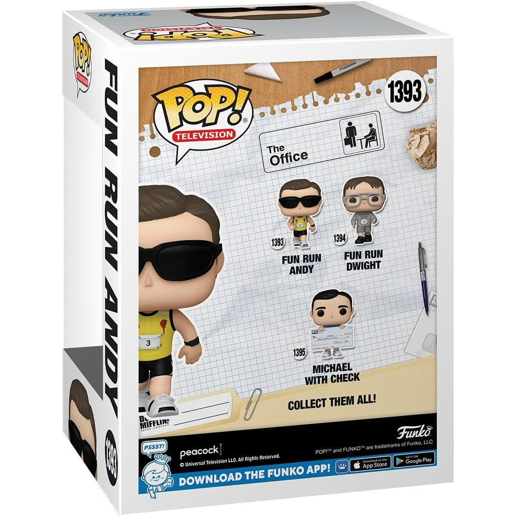 Funko Pop! Television: The Office - Fun Run Andy #1393 - Figura de Vinilo Original - Zascalo.com