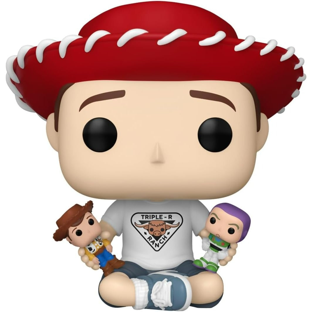 Funko Pop! Disney Pixar: Toy Story 30th Anniversary - Andy #1596 - Figura de Vinilo Original - Zascalo.com