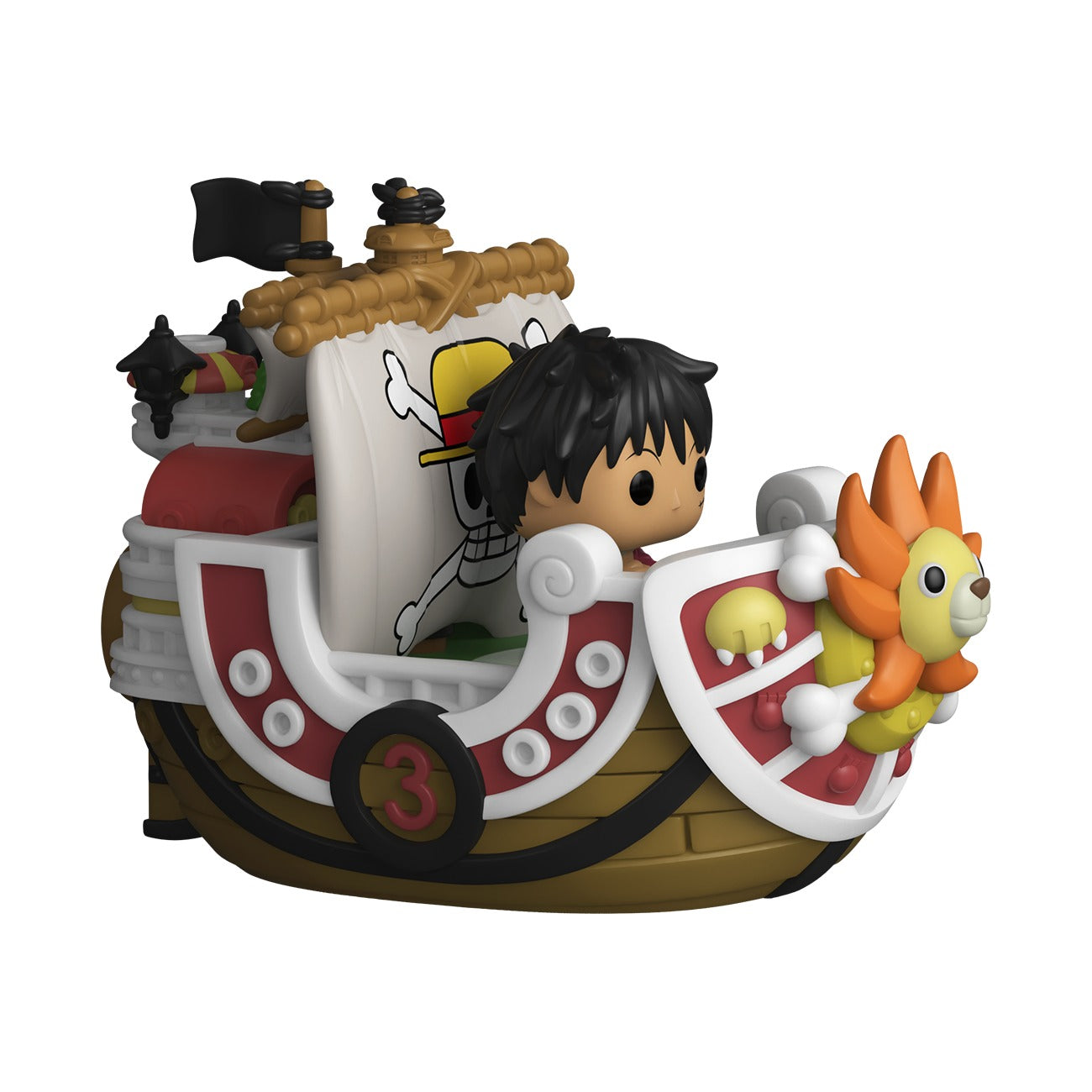Funko Bitty Pop! Rides: One Piece - Monkey D. Luffy and Thousand Sunny - Pack de Vinilo Original