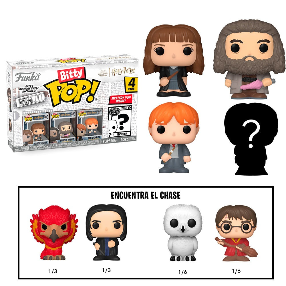 Funko Bitty POP Hermione 4 figuras - Harry Potter Funko Bitty POP Hermione 4 figuras - Harry Potter