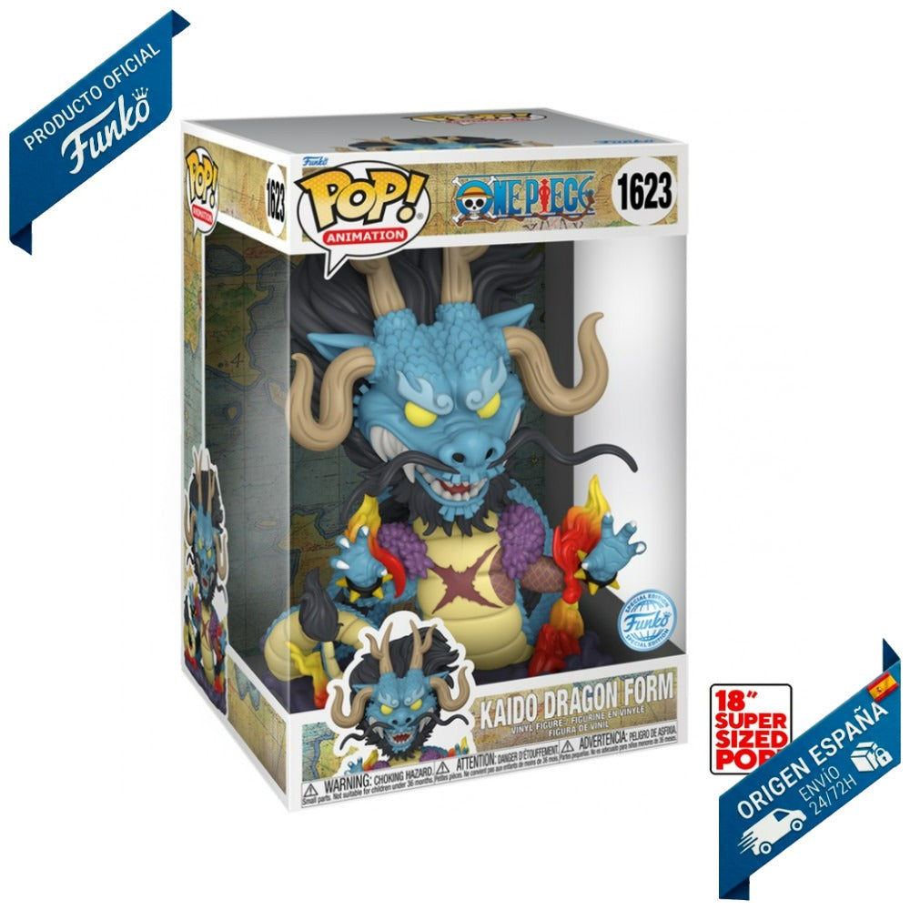 Funko Pop! Animation: One Piece - Kaido Dragon Form (Super Sized 18") #1623 - Figura de Vinilo Original