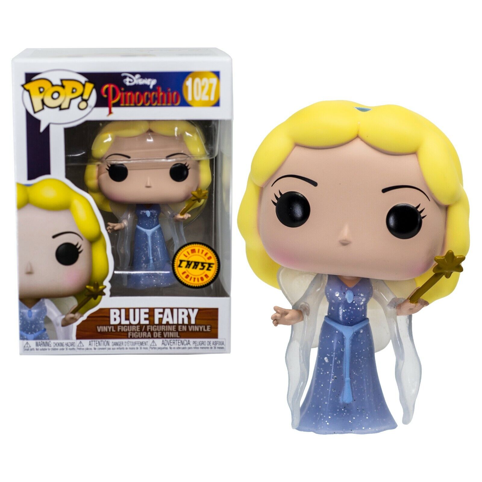 Funko POP! 1027 BlueFairy With (GL) - Pinocho (CHASE) - Zascalo.com