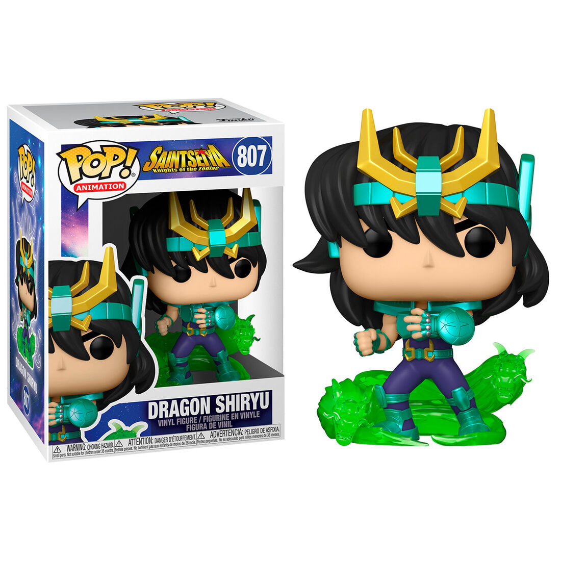 Funko POP! 807 Dragon Shiryu - Saint Seiya - Zascalo.com