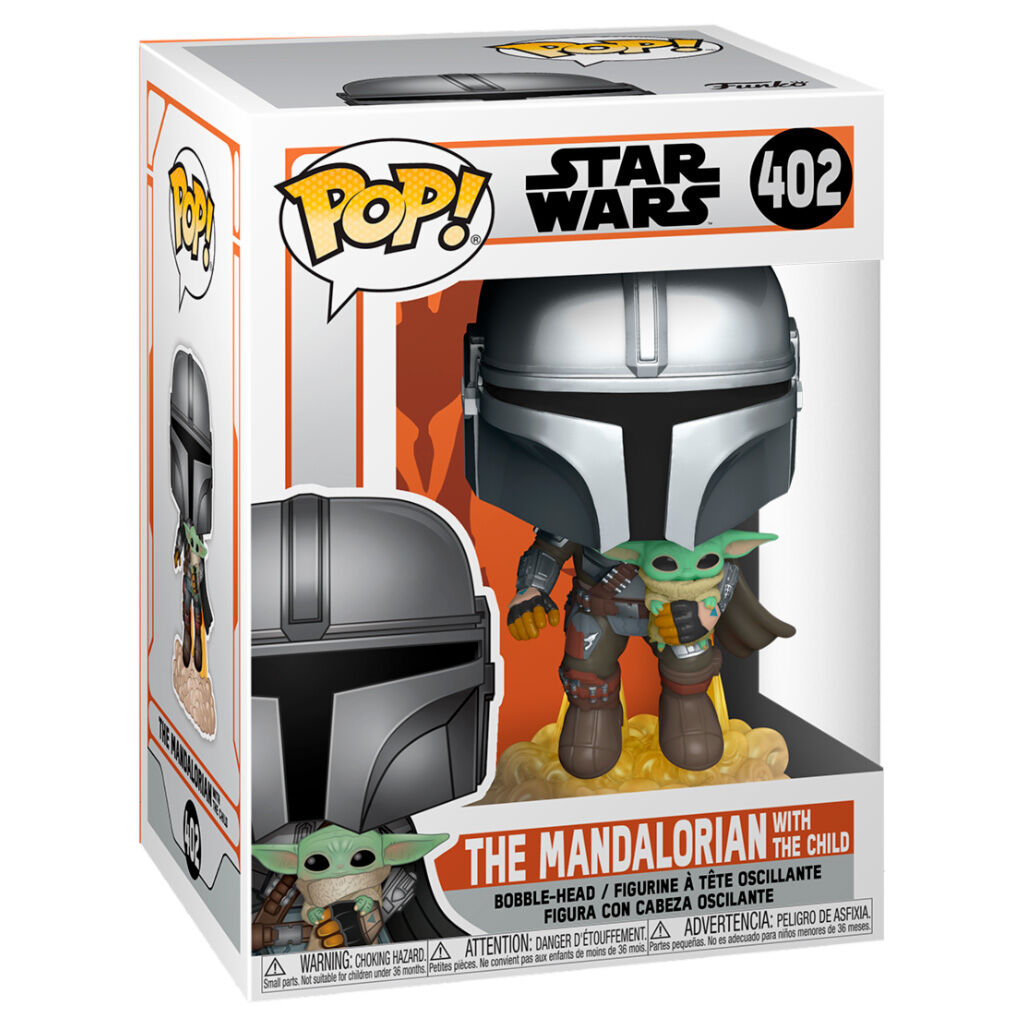 Funko POP! 402 The Mandalorian Jetpack Star Wars - Zascalo.com