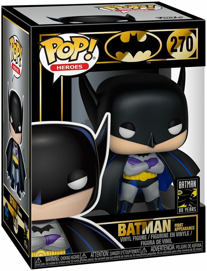 Funko POP! 270 Batman 80Th 1St Appearance 1939 - DC Comics Zascalo