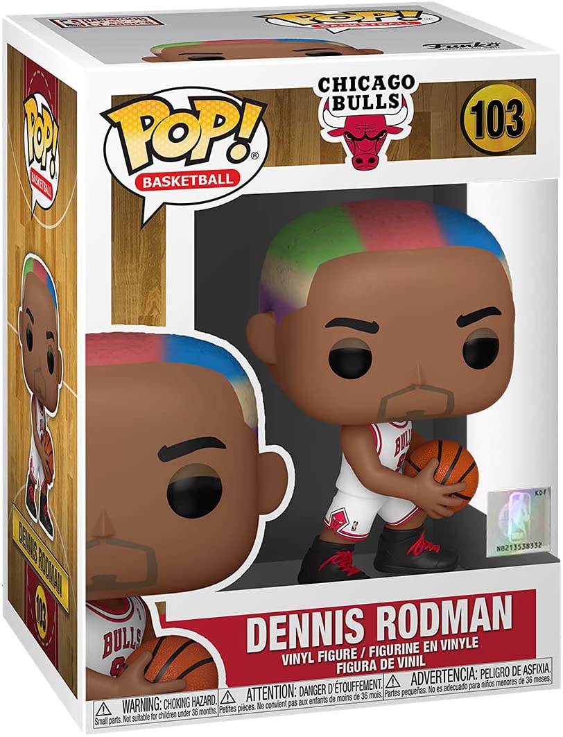 Funko POP! 103 Legends- Dennis Rodman (Bulls Home) - NBA - Zascalo.com
