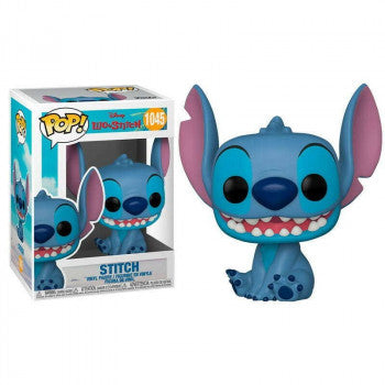 Funko Pop! Disney Stitch assis souriant - Lilo &amp; Stitch