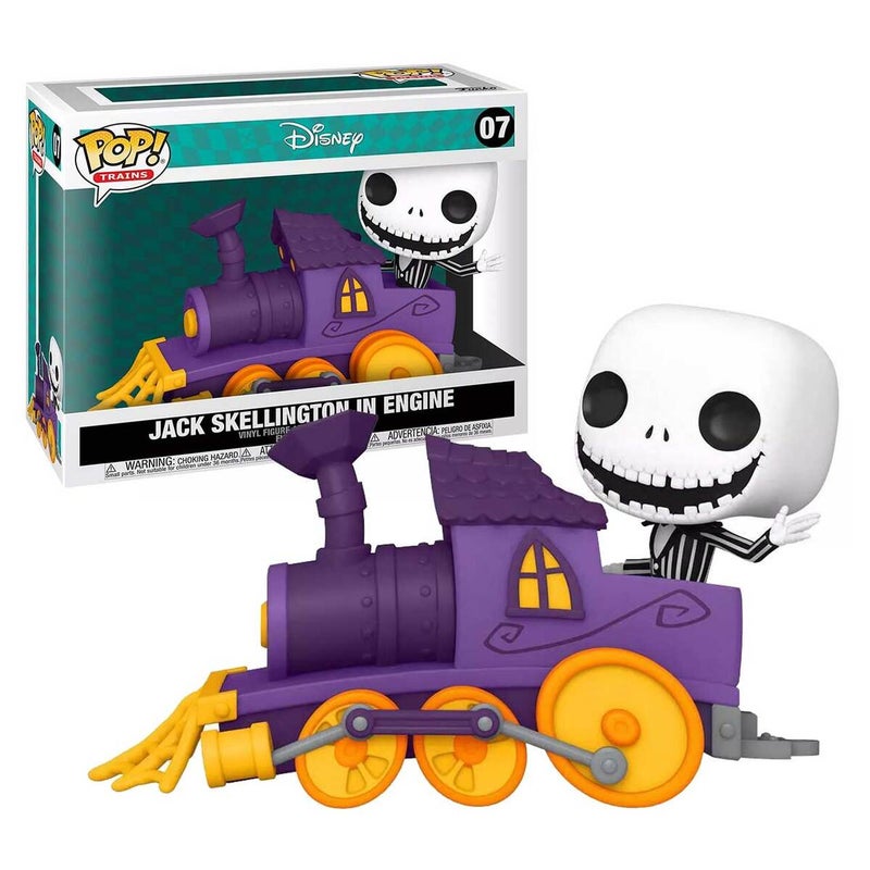 Funko POP! 07 Jack Skellington en Tren - Pesadilla Antes de Navidad Zascalo