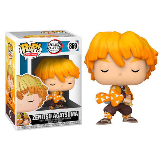 Funko POP! 869 Zenitsu Agatsuma - Demon Slayer Kimetsu No Yaiba Zascalo