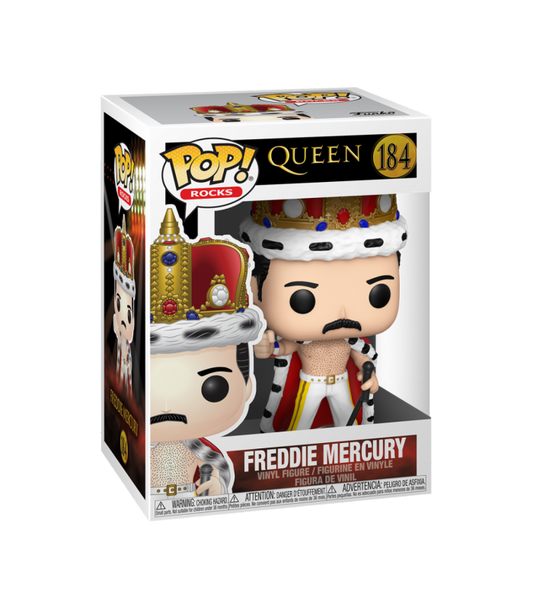 Funko POP! 184 Rocks Queen Freddie Mercury King Zascalo