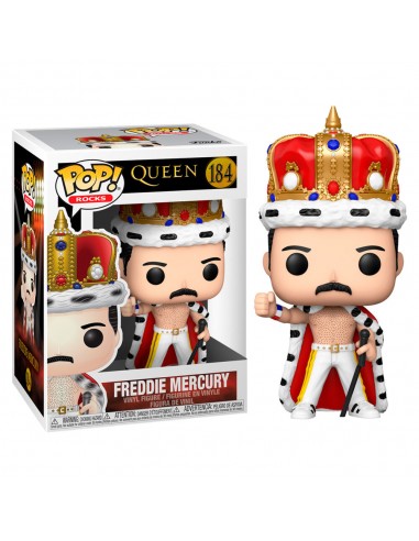 Funko POP! 184 Rocks Queen Freddie Mercury King Zascalo