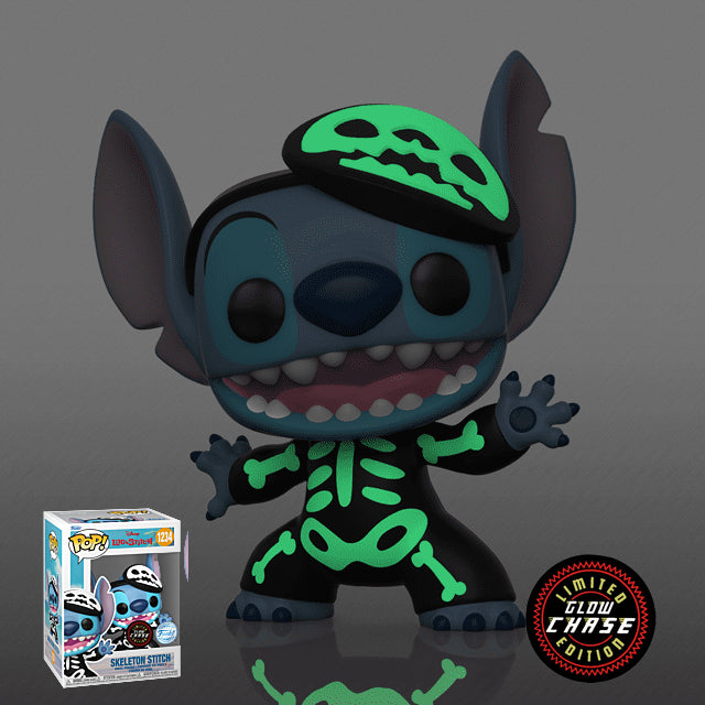 Funko Pop! Disney Stitch Skeleton Special Edition - Lilo & Stitch (CHASE) - Zascalo.com