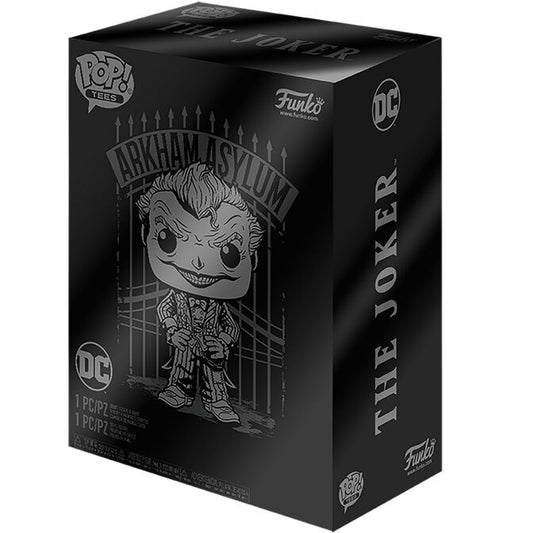 Set figura POP & Camiseta Tee DC Comics The Joker Exclusive (Talla L) - Zascalo.com