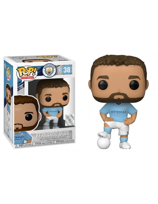 Funko POP! 38 Bernardo Silva - Manchester City - Fútbol Zascalo