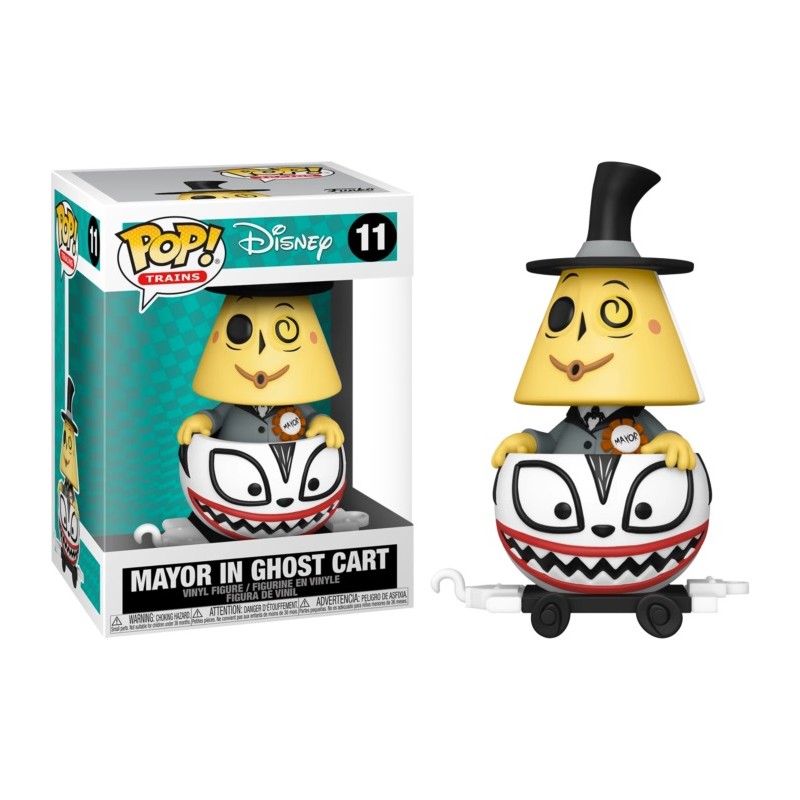 Funko POP! 11 Mayor in Ghost Cart - Pesadilla Antes De Navidad - Zascalo.com