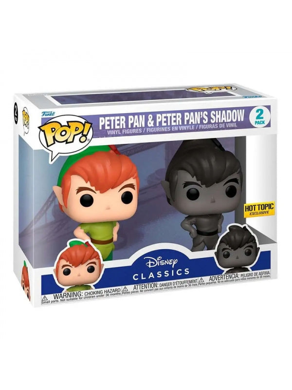 Funko Pop! Pack De 2 Peter Pan W/ Shadow - Disney - Zascalo.com