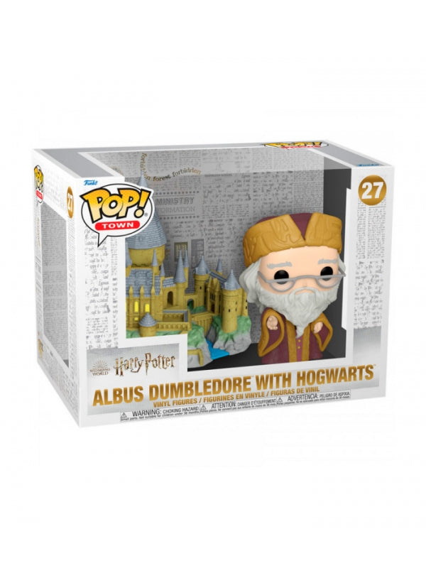 Funko POP! 27 Town HP Anniversary Dumbledore en Hogwarts - Harry Potter Zascalo