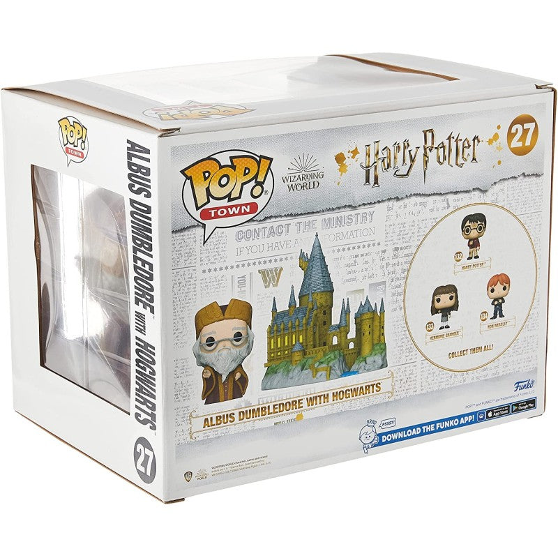 Funko POP! 27 Town HP Anniversary Dumbledore en Hogwarts - Harry Potter Zascalo