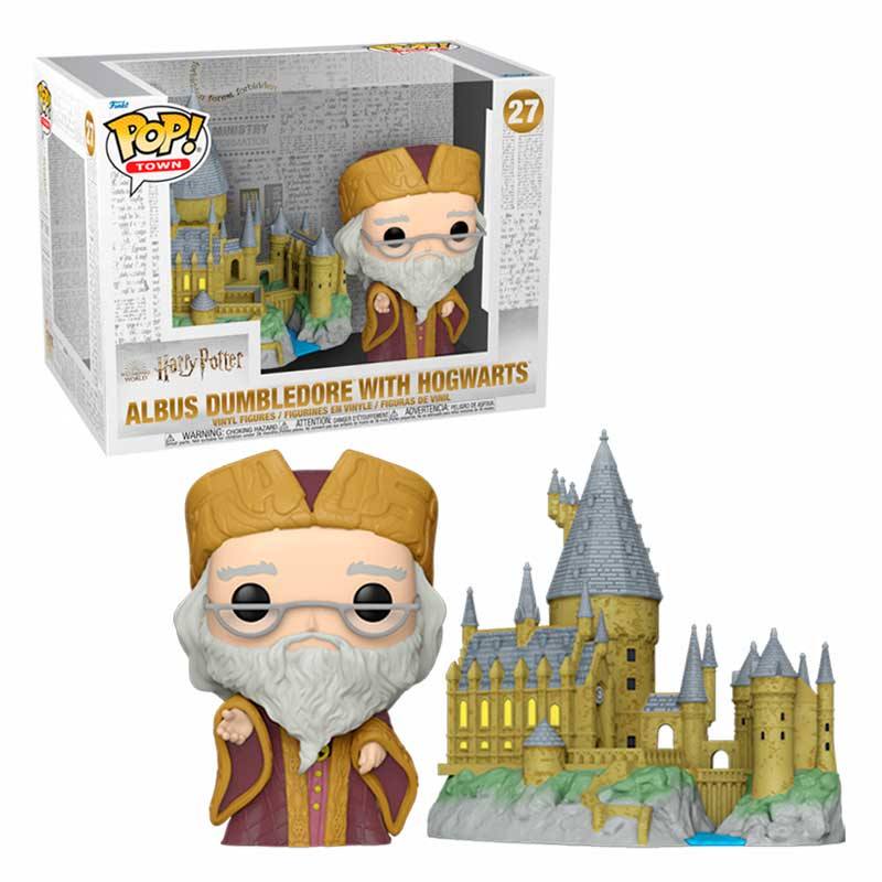 Funko POP! 27 Town HP Anniversary Dumbledore en Hogwarts - Harry Potter Zascalo