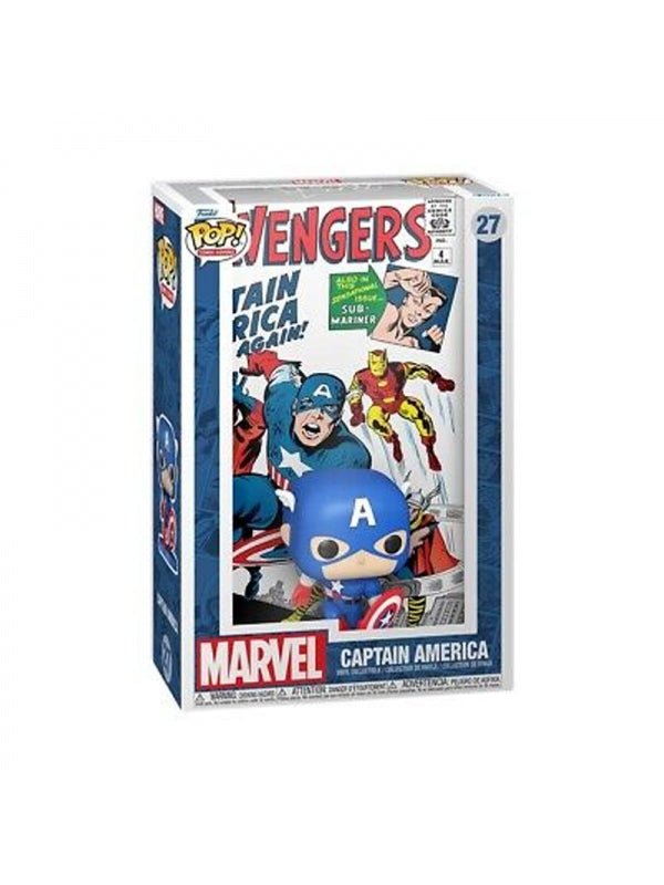Funko Pop! Marvel Cover - Avengers Capitán America Zascalo