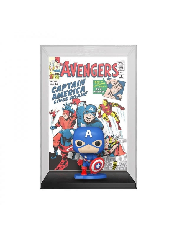 Funko Pop! Marvel Cover - Avengers Capitán America Zascalo