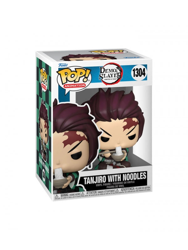 Funko POP! 1304 Tanjiro W/Noodles Kimetsu No Yaiba - Demon Slayer Zascalo