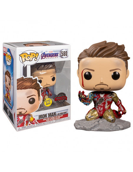 Funko Pop! Marvel Metallic (Exc) I Am Iron Man Endgame Zascalo