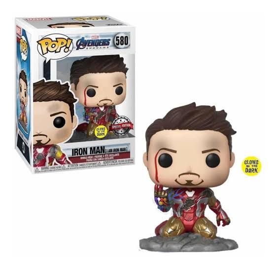Funko Pop! Marvel Metallic (Exc) I Am Iron Man Endgame Zascalo