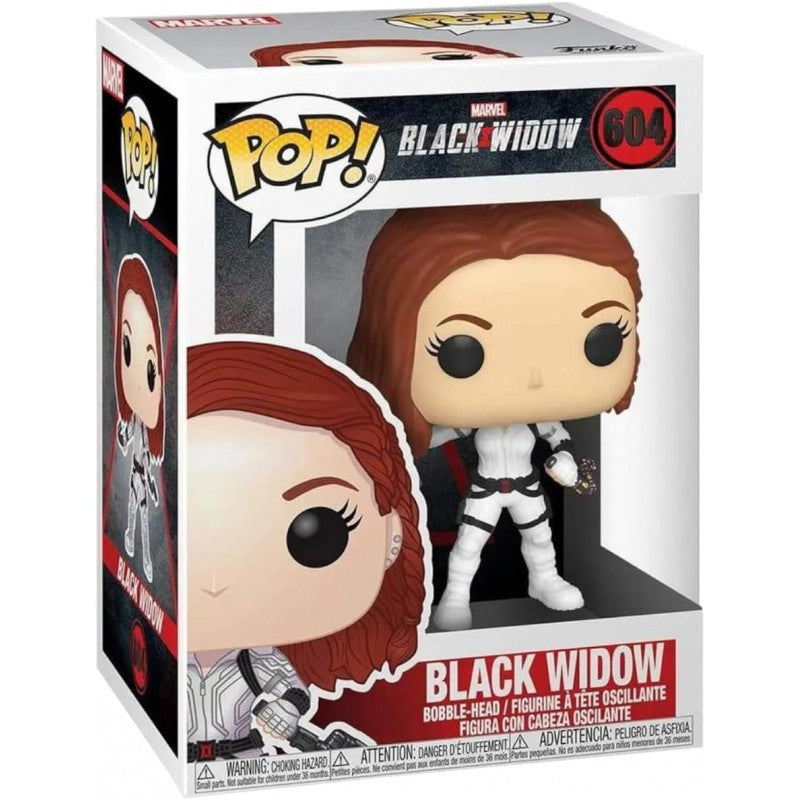 Funko POP! 604 Black Widow (White Suit) - Viuda Negra - Black Widow Marvel - Zascalo.com
