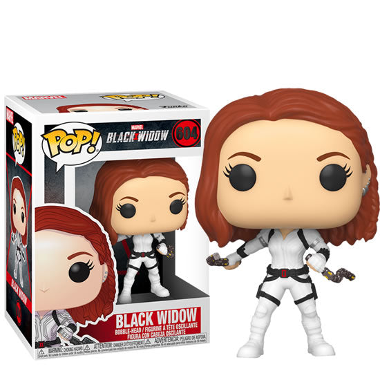 Funko POP! 604 Black Widow (White Suit) - Viuda Negra - Black Widow Marvel - Zascalo.com