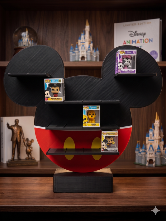 Estanteria Bitty Pop Disney Mickey Mouse Silueta Peana (16 figuras) - Zascalo.com