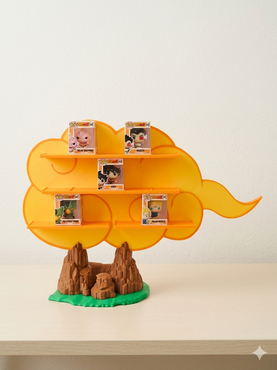 Expositor Bitty Pop Dragon Ball Nube Kinton peana - Zascalo.com