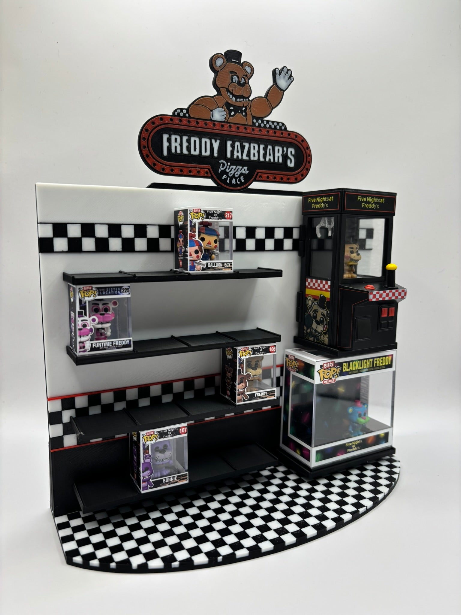 Expositor Bitty Pop Five Nights At Freddy Pizza + Bitty Arcade + Bitty Deluxe