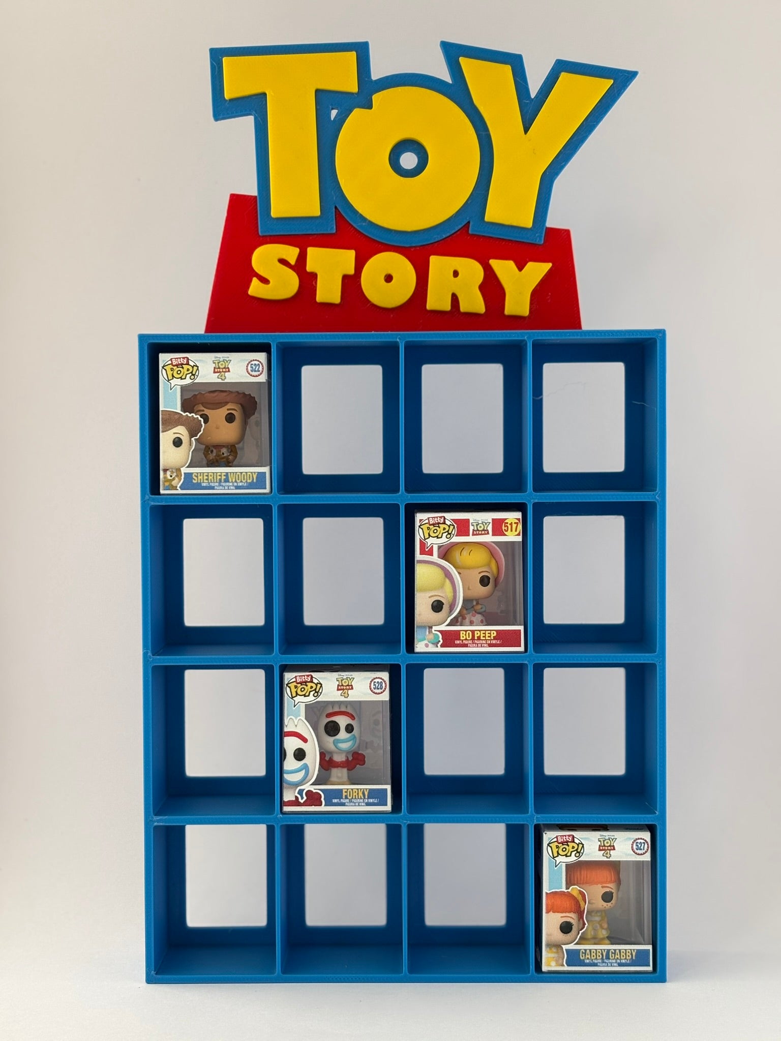Estantería Toy Story para Funko Bitty Pop | Expositor 3D para Mini Funkos | Organizador Coleccionable Pixar - Zascalo.com