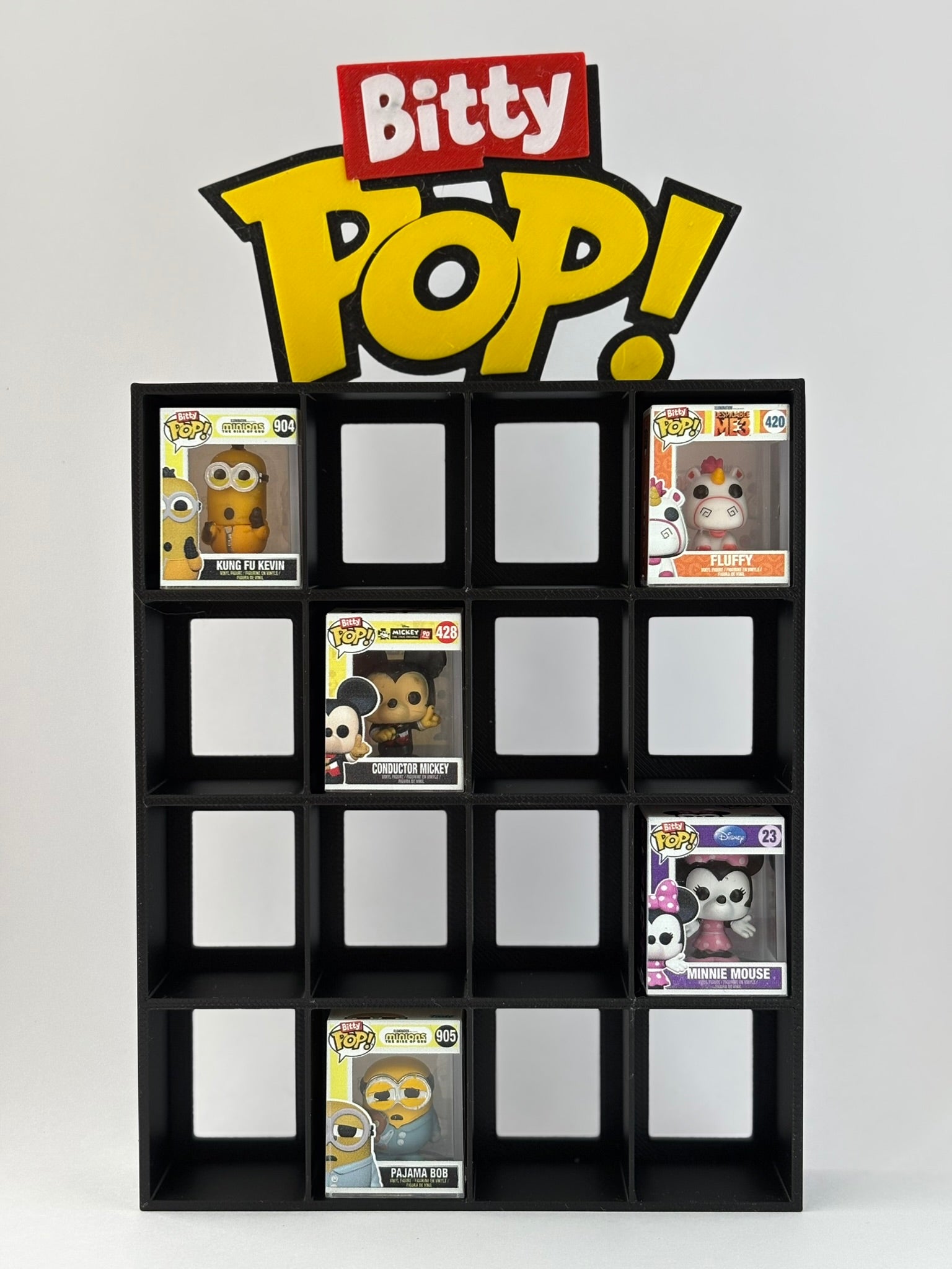 Espositor Bitty Pop para Funko Bitty Pop | Expositor 3D para Mini Funkos | Organizador Decorativo de Colección - Zascalo.com