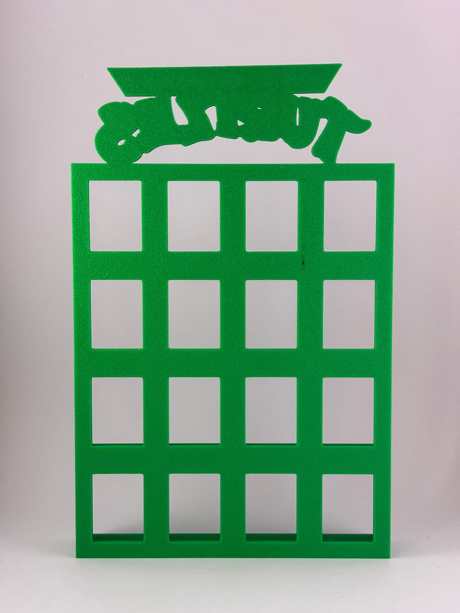 Estantería Tortugas Ninja para Funko Bitty Pop | Expositor Verde con Logo 3D | Soporte para 16 Mini Funkos - Zascalo.com