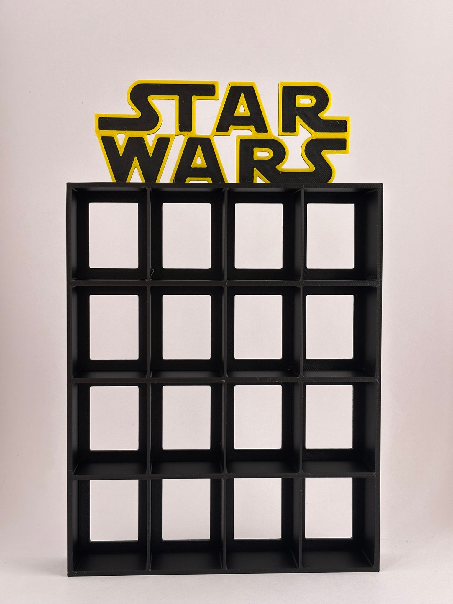 Expositor Estantería Display Star Wars | Para 16 Funko Bitty Pop | Decoración Galáctica para Fans