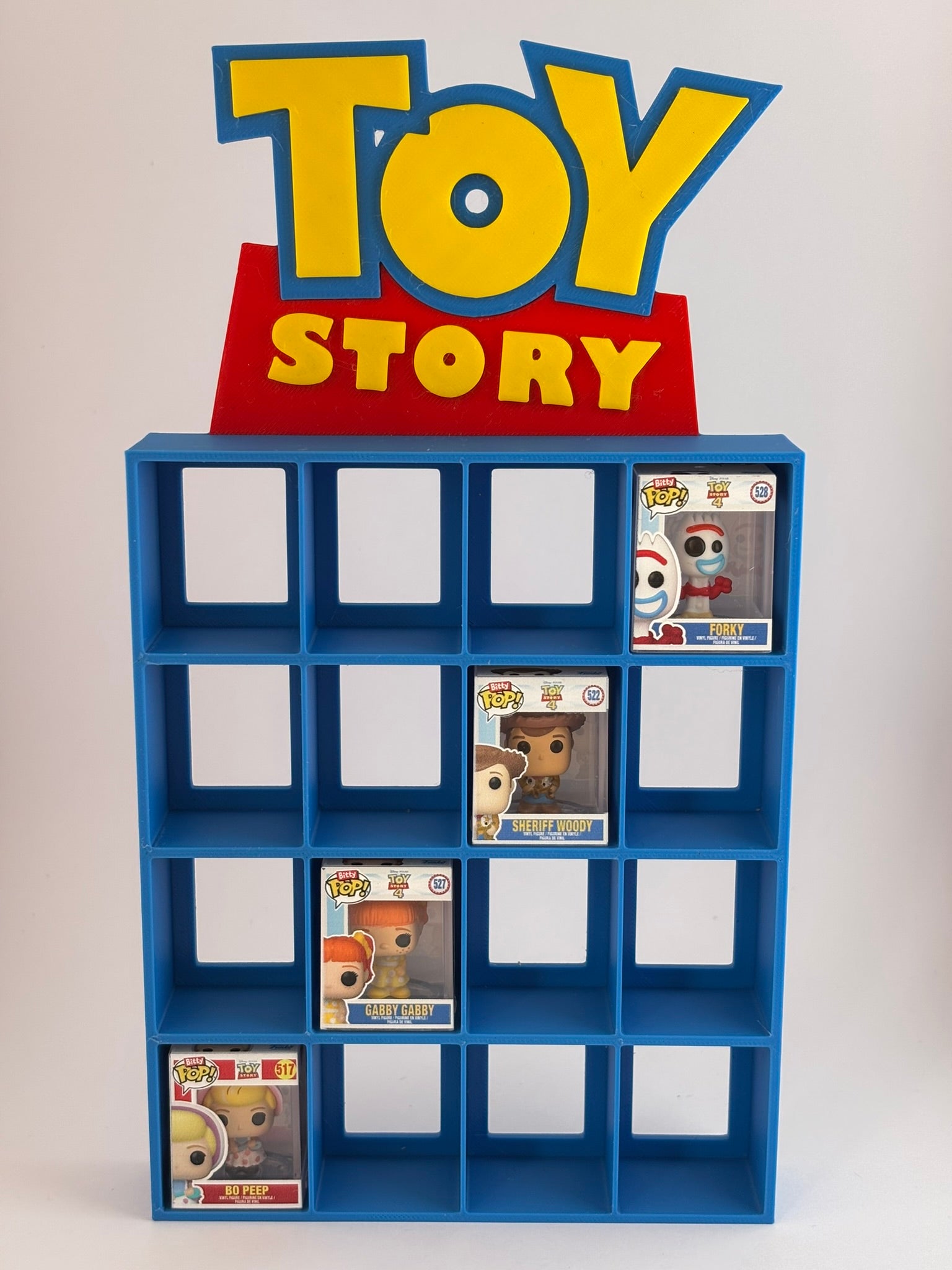 Estantería Toy Story para Funko Bitty Pop | Expositor 3D para Mini Funkos | Organizador Coleccionable Pixar - Zascalo.com