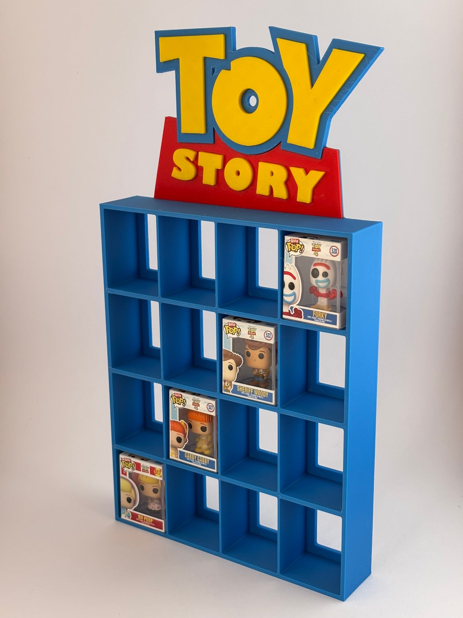 Estantería Toy Story para Funko Bitty Pop | Expositor 3D para Mini Funkos | Organizador Coleccionable Pixar - Zascalo.com
