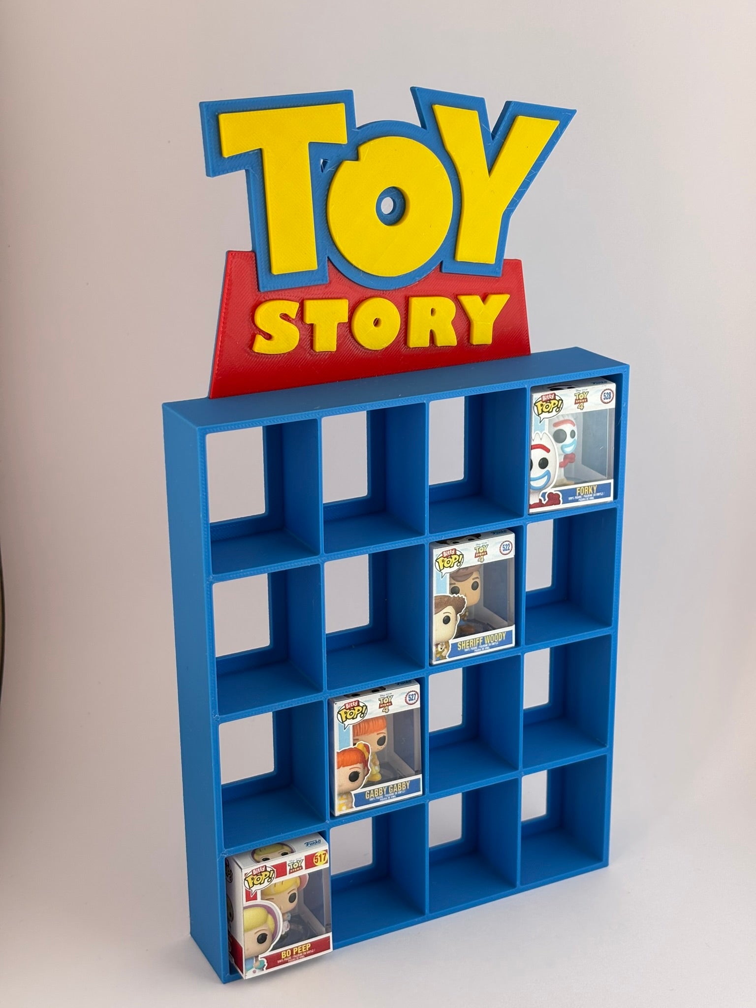 Estantería Toy Story para Funko Bitty Pop | Expositor 3D para Mini Funkos | Organizador Coleccionable Pixar - Zascalo.com