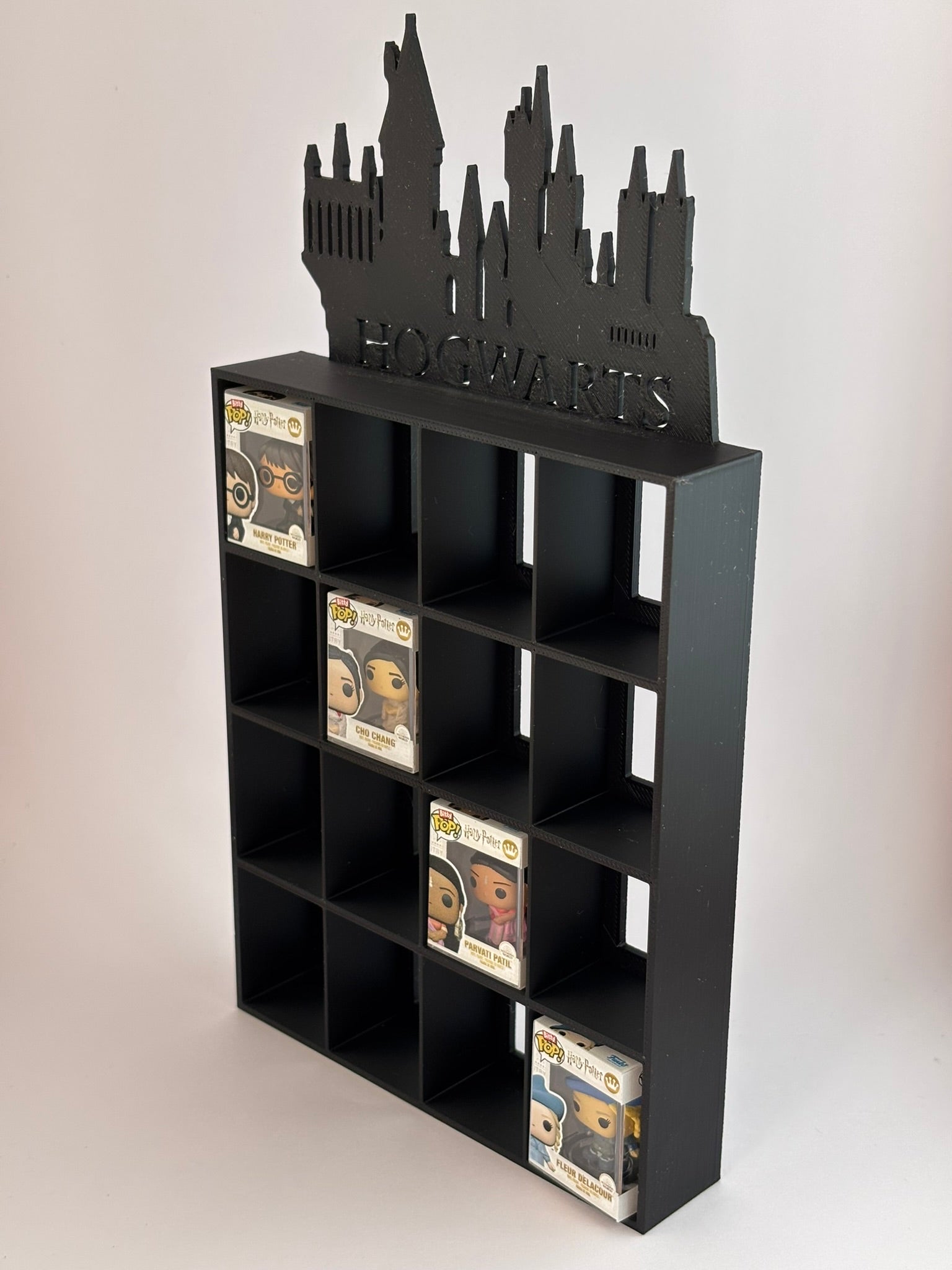 Estantería Harry Potter para Funko Bitty Pop | Expositor Castillo Hogwarts en Silueta | Soporte 3D Personalizado para Mini Funkos - Zascalo.com