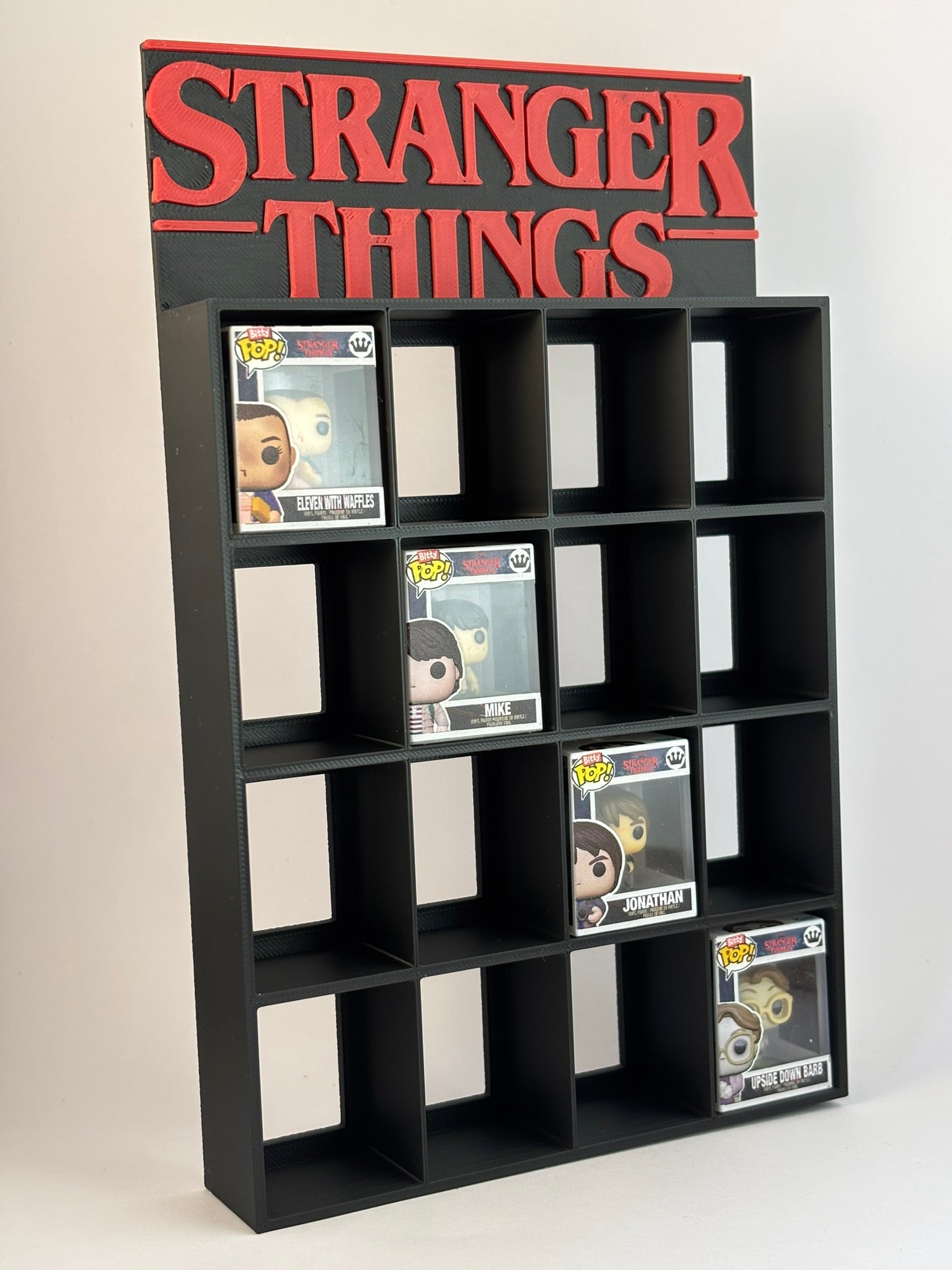 Estantería Display Stranger Things | Expositor Bitty Pop 16 Figuras | Colección Funko