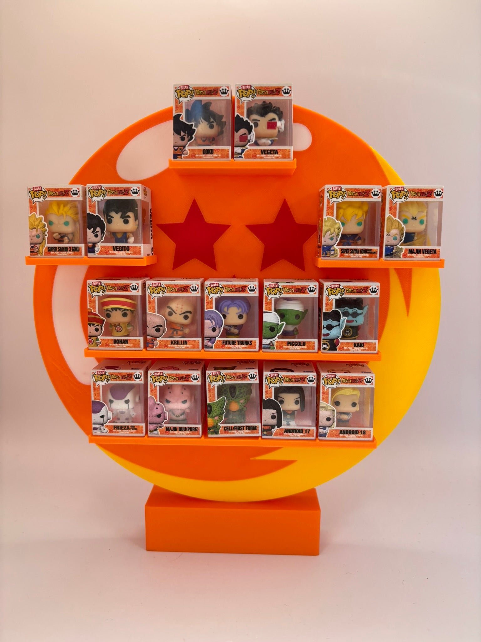 Expositor Bitty Pop Dragon Ball Z – Bola de Dragón con 7 Estrellas