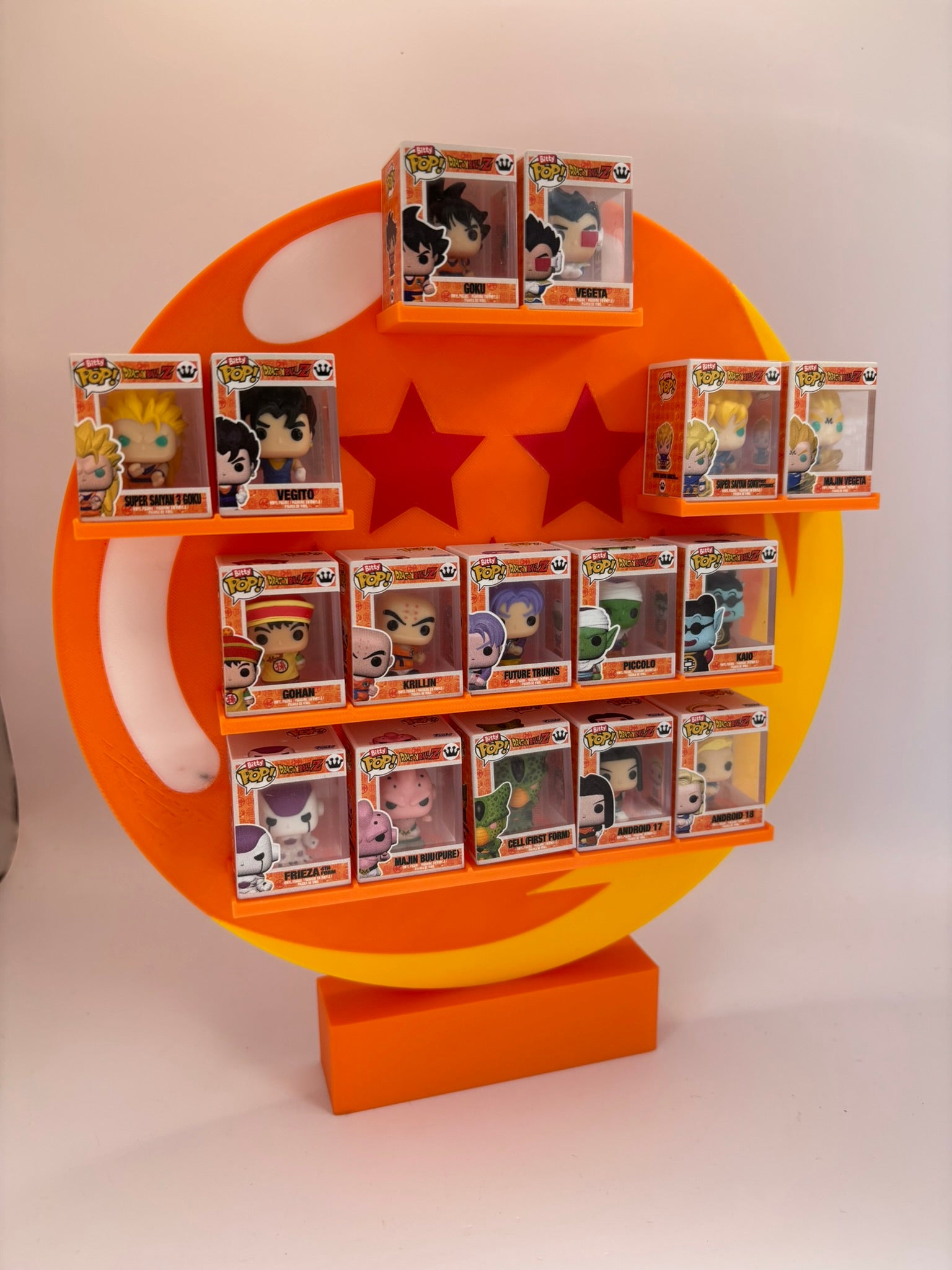 Expositor Bitty Pop Dragon Ball Z – Bola de Dragón con 7 Estrellas