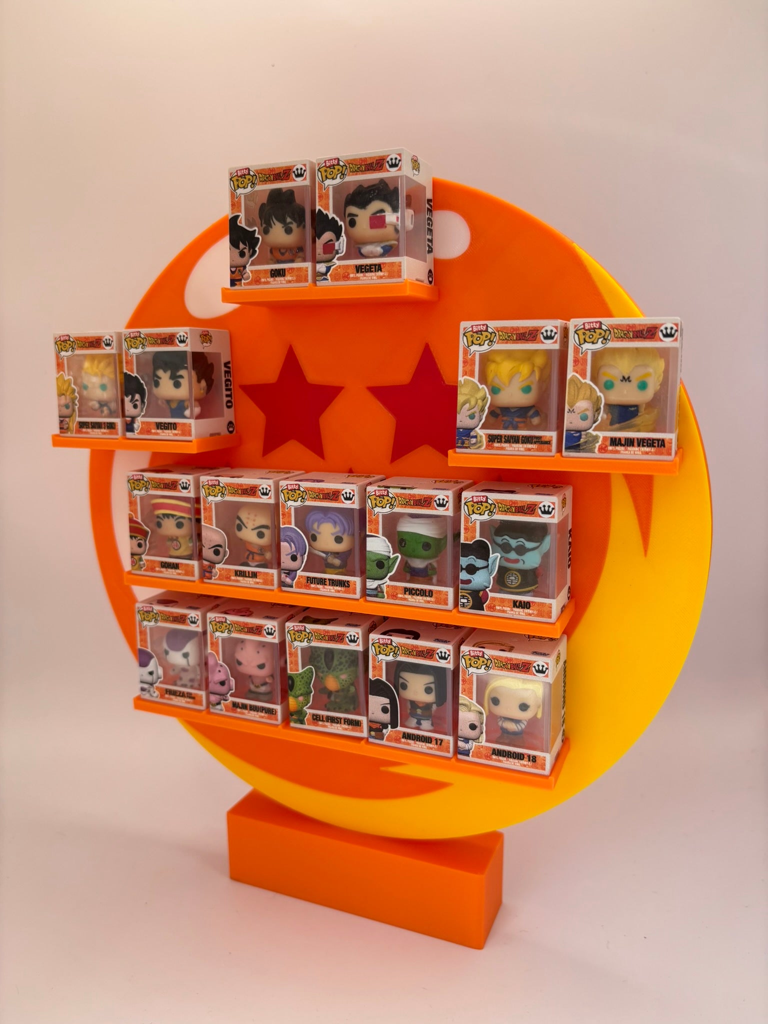 Expositor Bitty Pop Dragon Ball Z – Bola de Dragón con 7 Estrellas