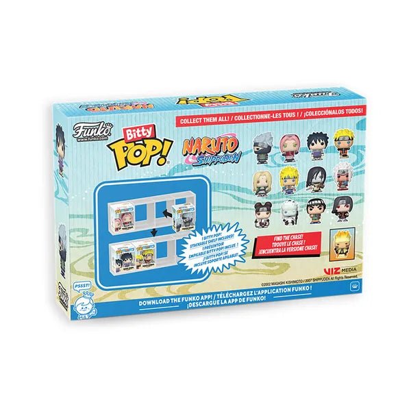 Blister 4 figuras Bitty POP Naruto Shippuden Team 2 - Zascalo.com