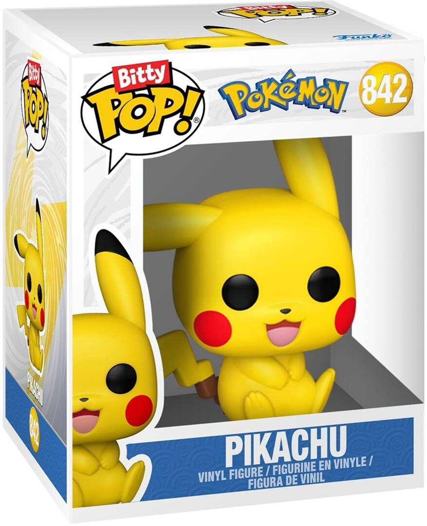 Blister 4 figuras Bitty POP Pokemon Pikachu - Zascalo.com