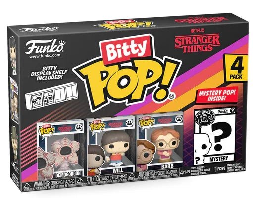 Blister 4 figuras Bitty POP Stranger Things Demogorgon - Zascalo.com